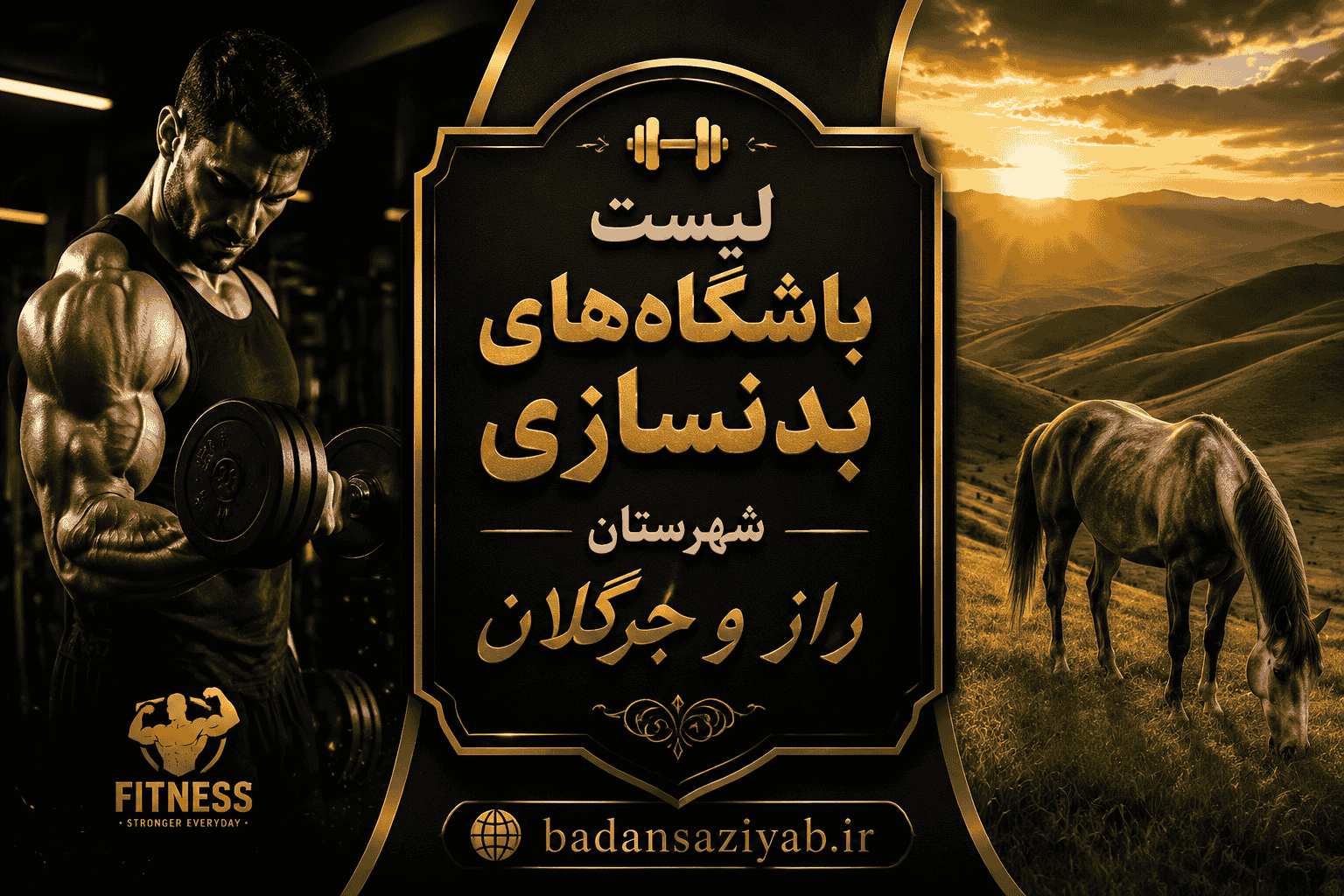 لیست باشگاه‌های بدنسازی شهرستان راز و جرگلان